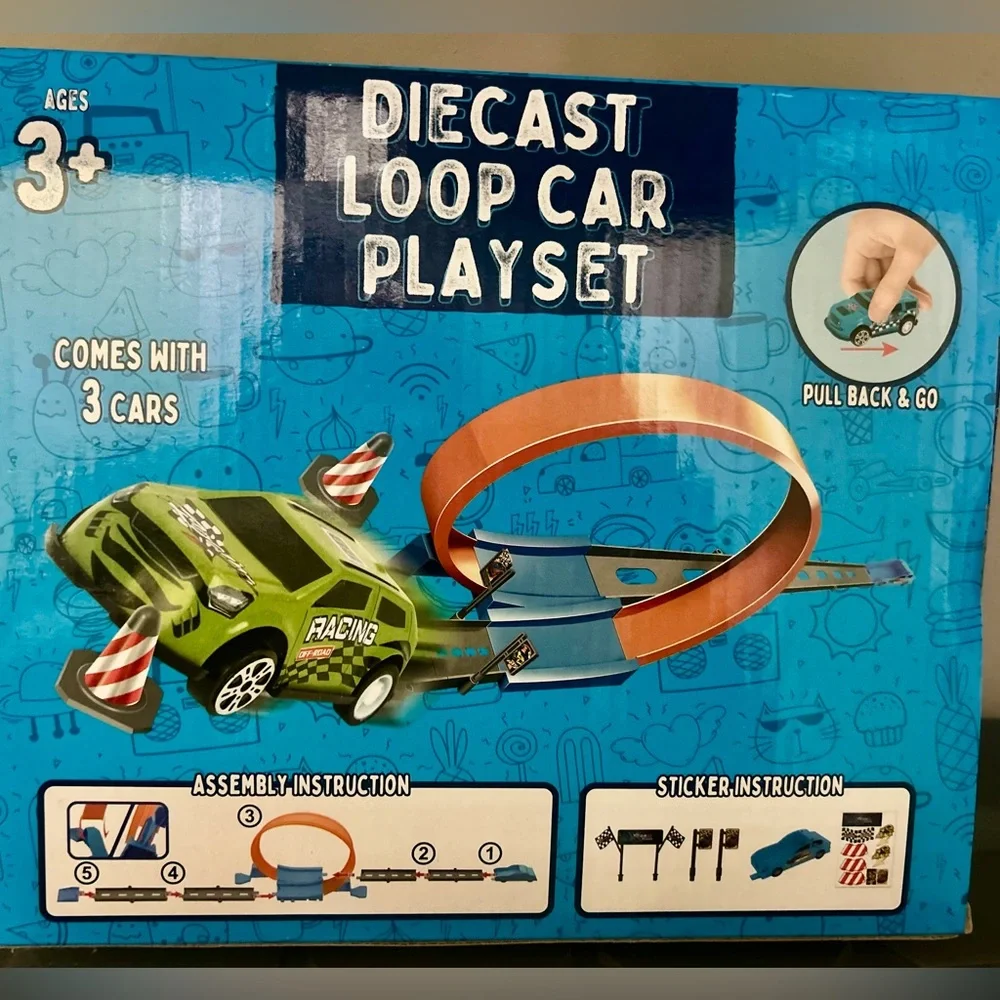 Toymazing Diecast Loop Car Playset